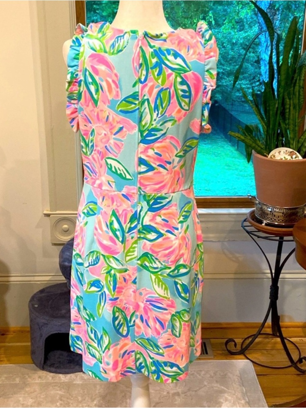 Lilly Pulitzer Carmelisa Multi Totally Blossom Shift Dress - Picture 7 of 9